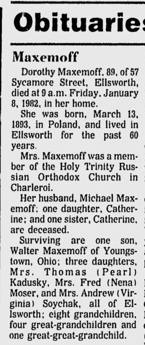 Dorothy Maxemoff